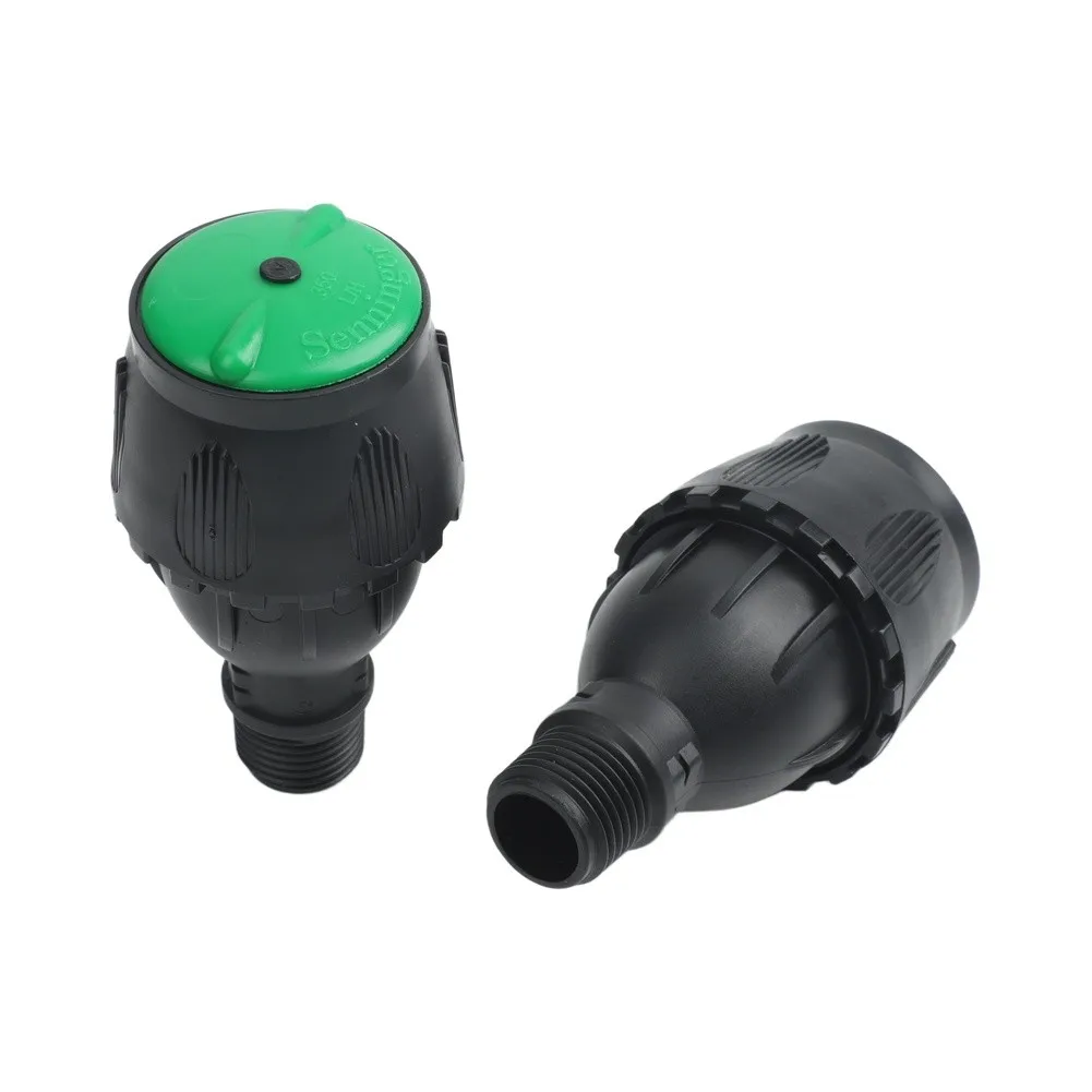 Irrigation Nozzle Garden Sprinkler Adjustable Spray Pattern Efficient Water Distribution For Garden Hose Black