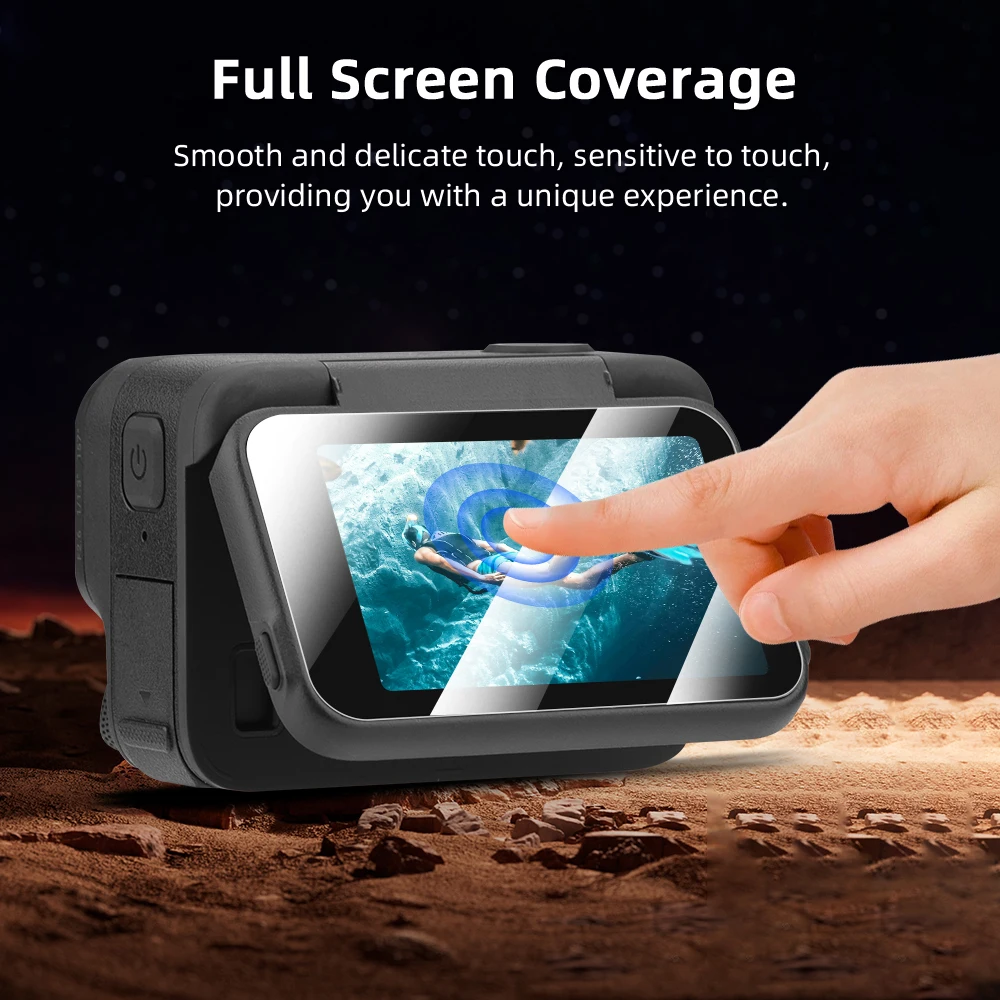 Flymile كاميرا طبقة رقيقة واقية ل Insta360 Ace pro 2 غطاء شاشة HD رقيقة جدا وحساسة ملحقات الكاميرا فيلم المقسى