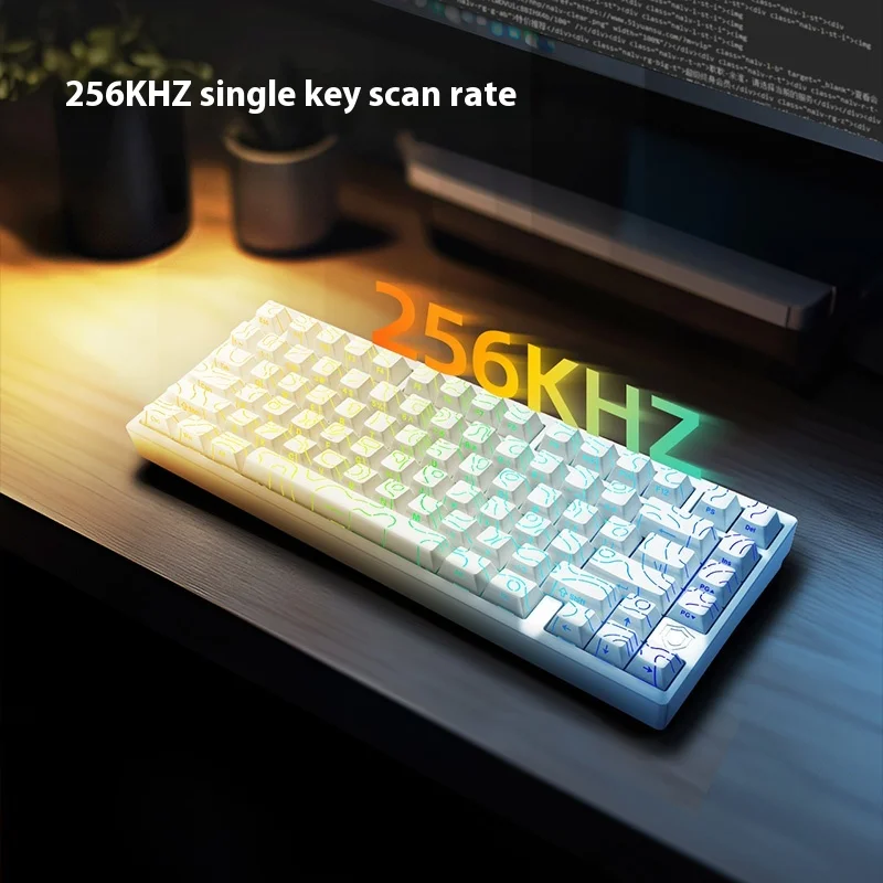 Irobok mg75 pro mg75 max interruptor magnético teclado liga de alumínio com fio gamer teclado 0.005mmrt 8000hz teclado mecânico personalizado