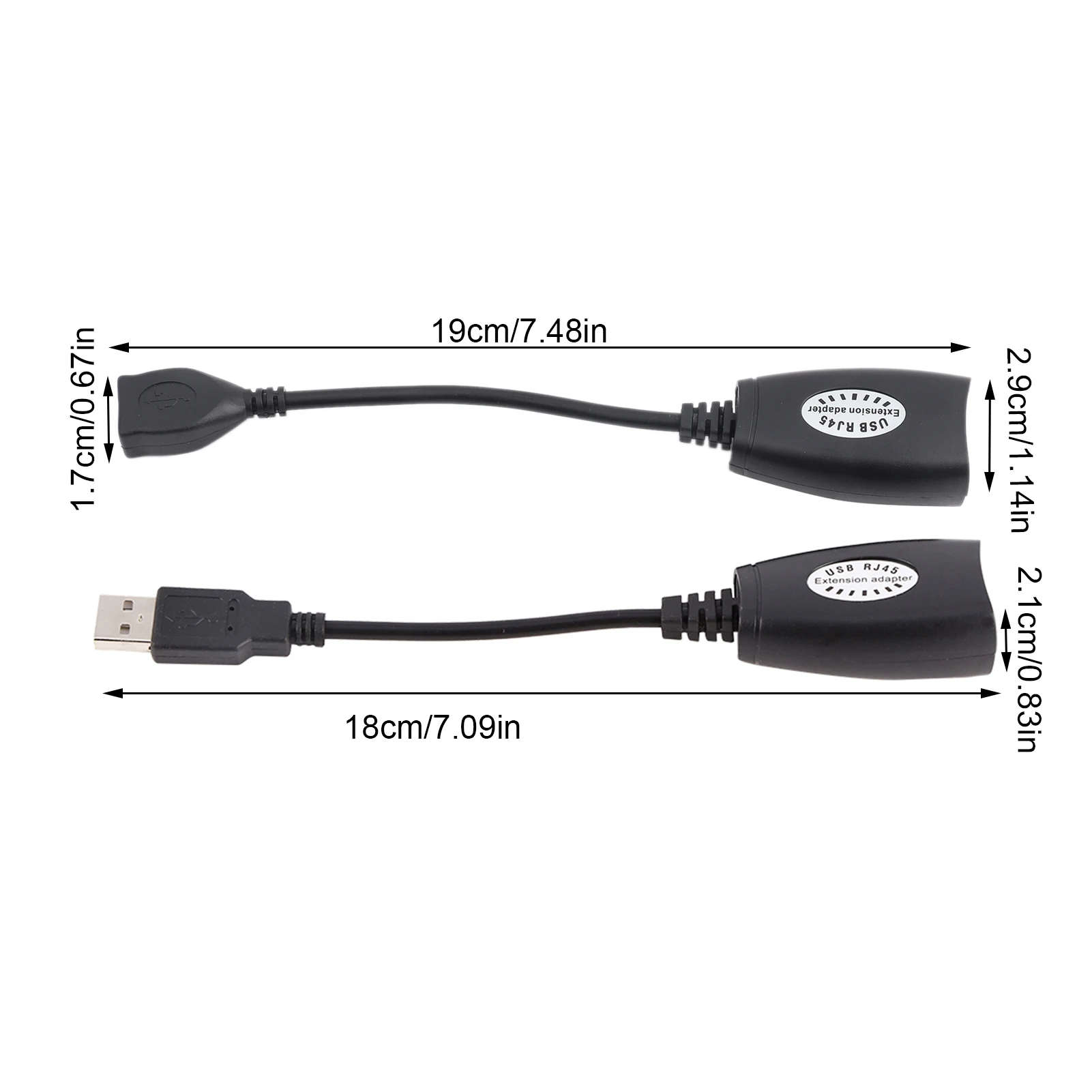 Câble adaptateur réseau USB 2.0 vers RJ45 Ethernet, filaire, Lan, Portable, noir, qualité parfaite, Durable pour OS X
