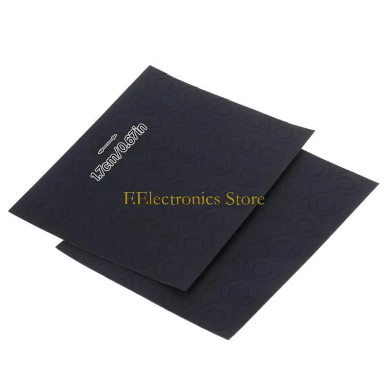 B03C 100PCS 18650 Point d'isolation batterie Papier poisson Papier Li-ion Cellule