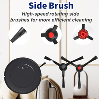 11PCS for Omni S1 Pro / E25/E28 Robot Vacuum Cleaner Replacement Parts Washable Side Brush Rolling Mop