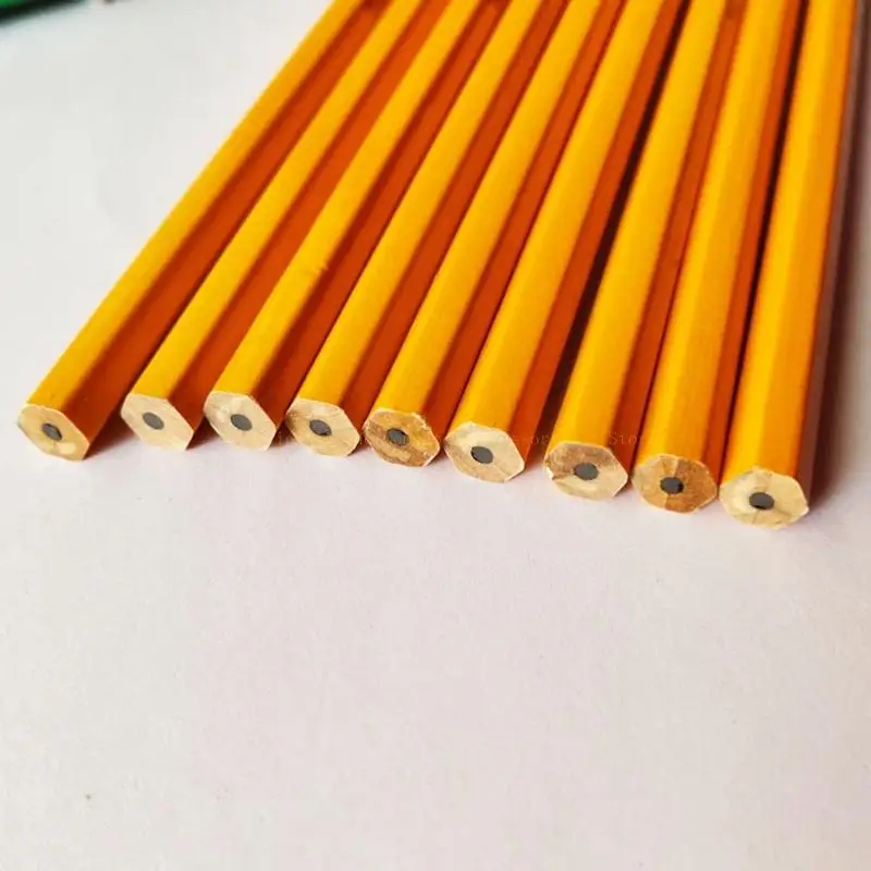 Lápis desenho hexagonal com lápis esboço borracha para escrever