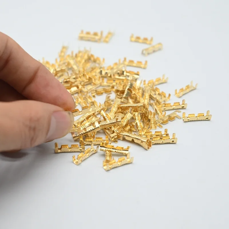 100pcs 453/453C U-shaped Terminal Wire Quick Connector Terminal Small Tooth Fascia Terminal 0.5-1.5mm2/2.5-4.0mm2