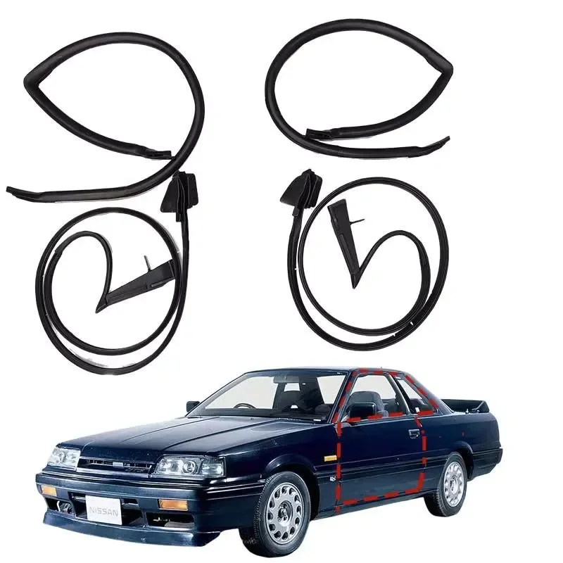 Fast Delivery Weatherstrip Master Kit Weather Strip Seal Car Parts Door Windwon Seal for 1987 Double Door R31 GTS-R