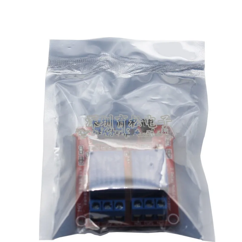 옵토커플러 절연을 지원하는 릴레이 2개는 높고 낮은 수준의 트리거 모듈을 지원합니다.