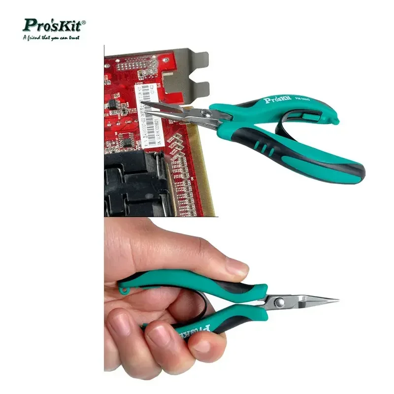 PM-396G 120mm Mini Needle-Nose Pliers Steel Cutting Nippers Cutting Tool