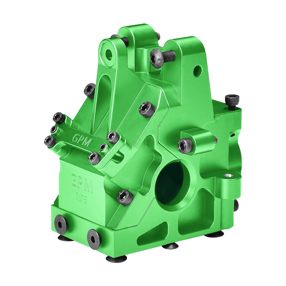 Gpm metal dianteiro traseiro diferencial caixa de velocidades conjunto ara310935 para arrma 1/5 kraton outcast exb v2 8s 4wd monster truck rc carro