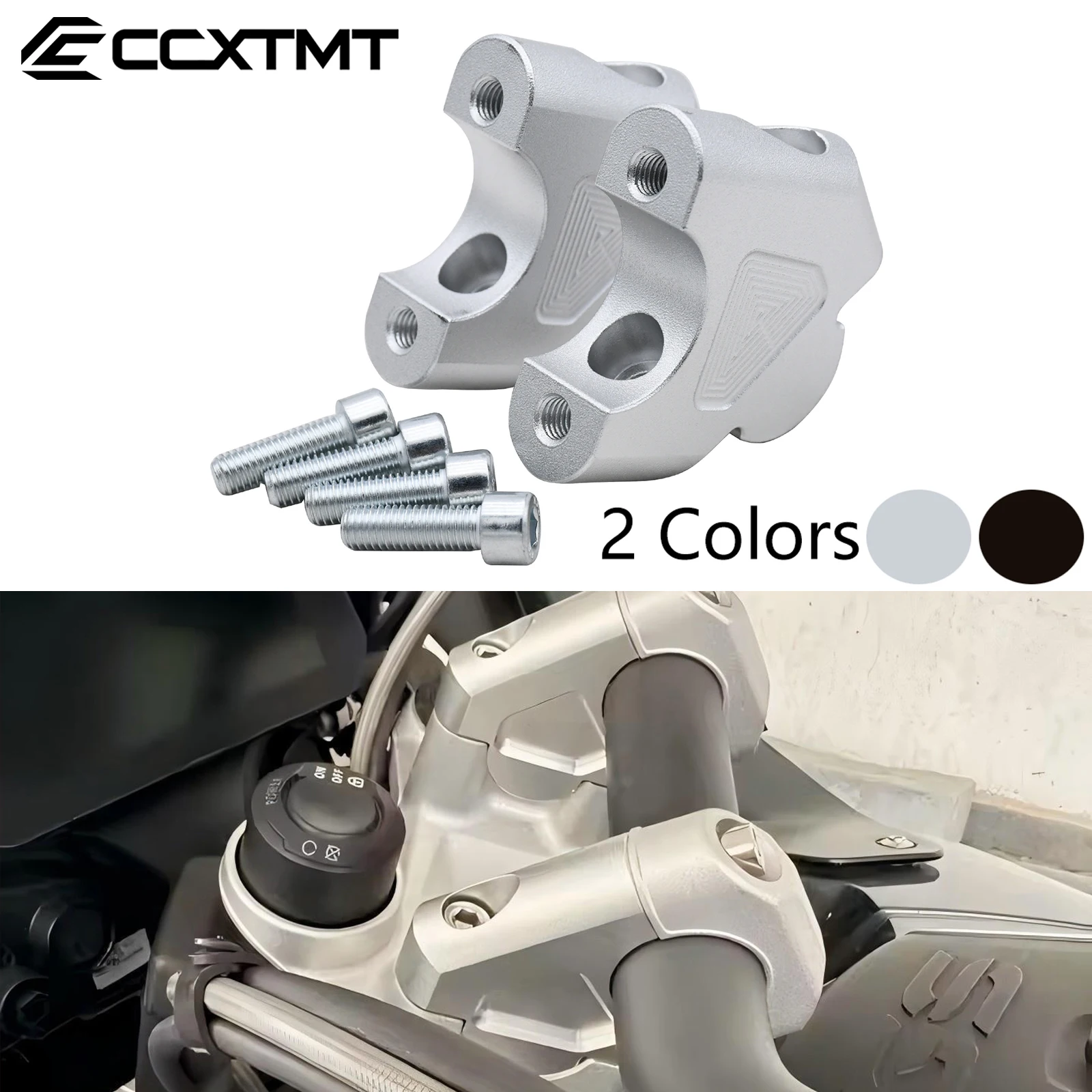 32MM CNC Handlebar Riser For BMW R1200GS LC R1250GSLC Adventure R1250GS R1250 GS Adventure S1000XR Handlebars Back Move Mount