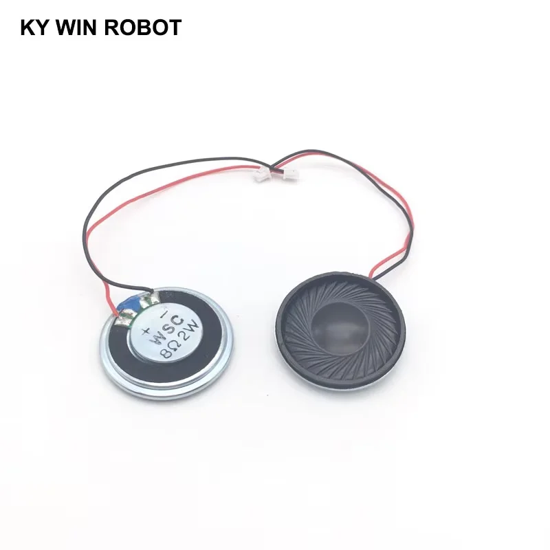 2 pz/lotto Nuovo altoparlante Ultra-sottile 8 ohm 2 watt 2W 8R altoparlante Diametro 30MM 3CM spessore 5MM con terminale da 1,25mm lunghezza del cavo 10C