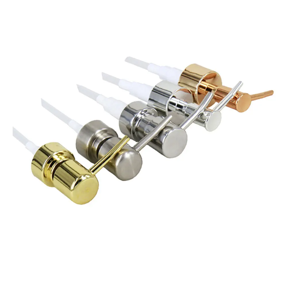 4 قطعة رؤوس مضخة الضغط المتينة الآمنة فوهة طويلة صابون اليد المنظفات استبدال المنزل المطبخ الحمام مساعد الصحافة رأس المضخة #1