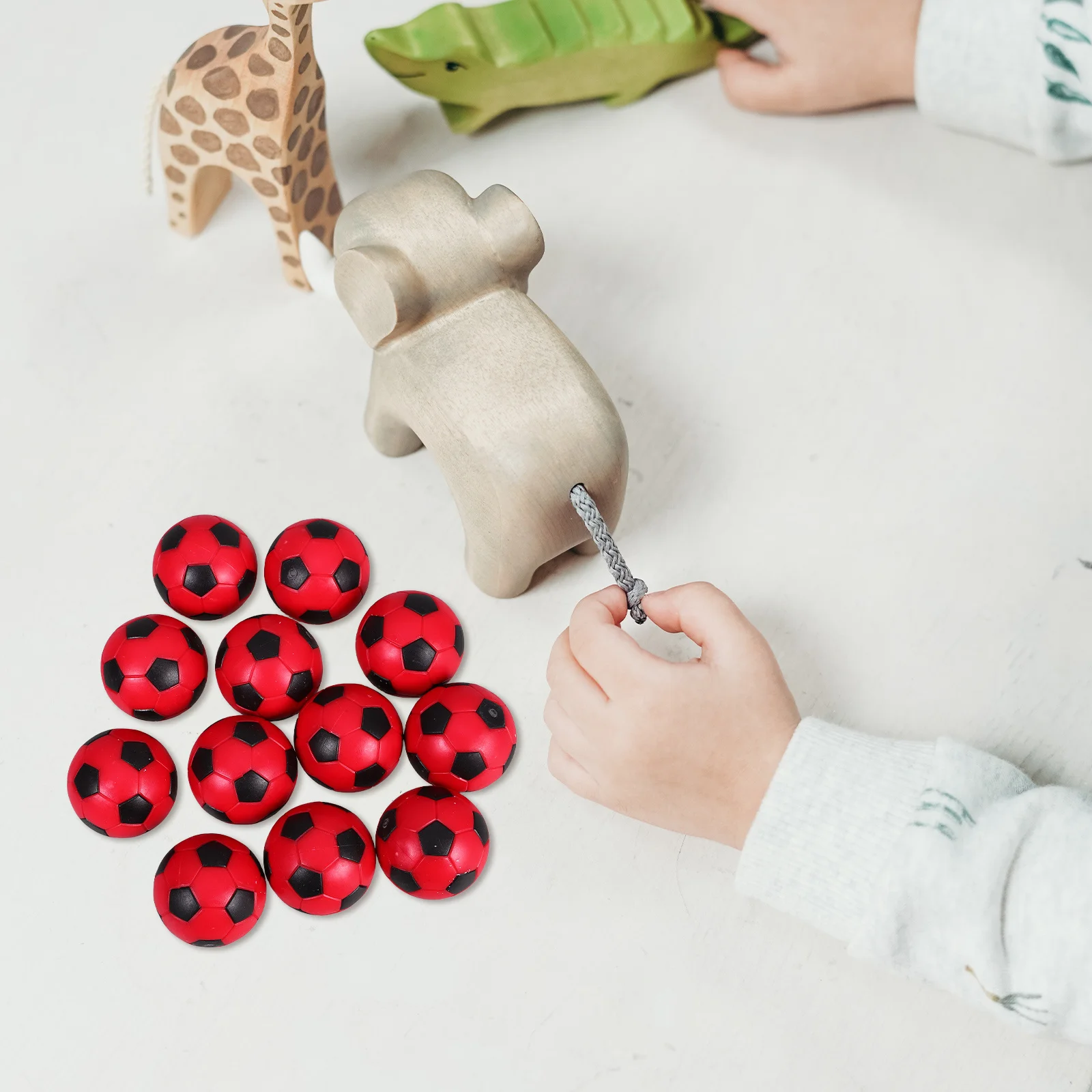 12pcs Foosball Replacement Balls 36Mm Mini Soccer Table Top Balls For Party Favors Outdoor Table Football Accessories