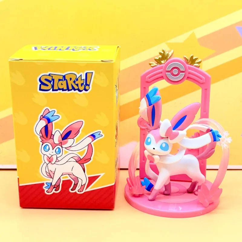 

BANDAI Spot Goods Anime Let's Go Ibrahimovic Blind Box Figure Elf Pokémon Pokémon Full Set Doll Model Ornaments Birthday Gift