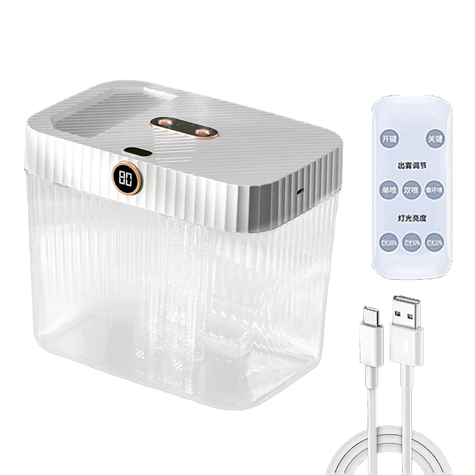 เครื่องทําความชื้นในครัวเรือนส่วนบุคคลความจุขนาดใหญ่ 5 ลิตรสําหรับโยคะ NightStand ในห้องนอน