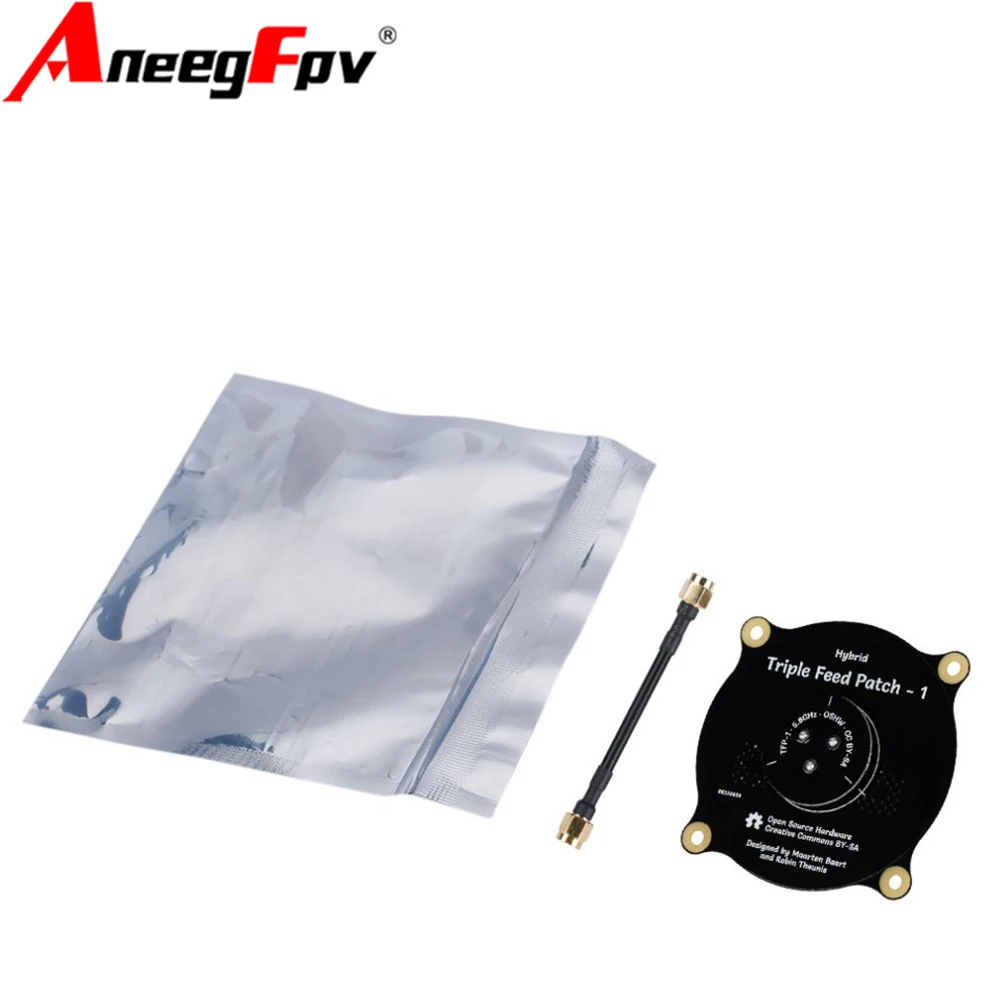 5.8GHz Triple Feed Patch Antenna SMA Directional Circularly Polarized Antenna for Rc FPV