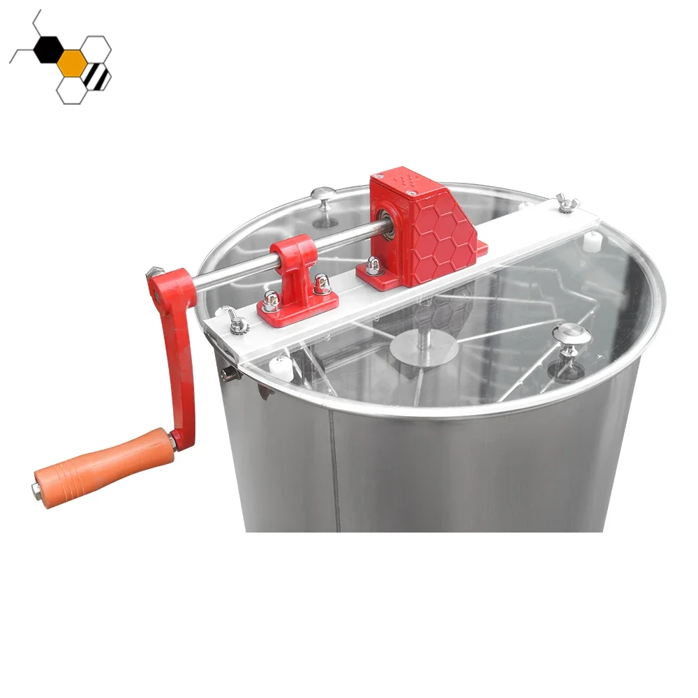 Centrifuga per miele manuale senza soluzione di continuità Estrattore manuale per miele a 3 telai
