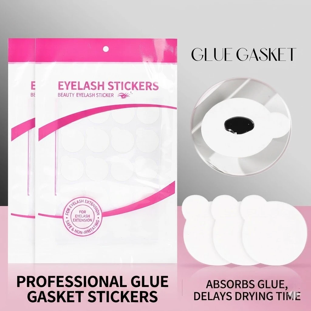 100 stickers/5 sheets Eyelash Glue Sticker Pads Waterproof Lash Grafting Tools Adhesive Gasket for Eyelash Extension Supplies