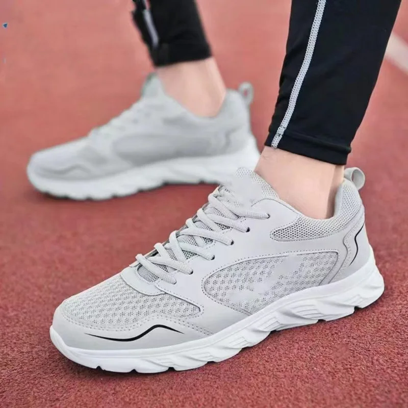 

Casual Men's Sneakers Summer Breathable Man Sport Shoes Outdoor Mesh Running Men's Shoes Athletic Jogging Walking Man Sneakers