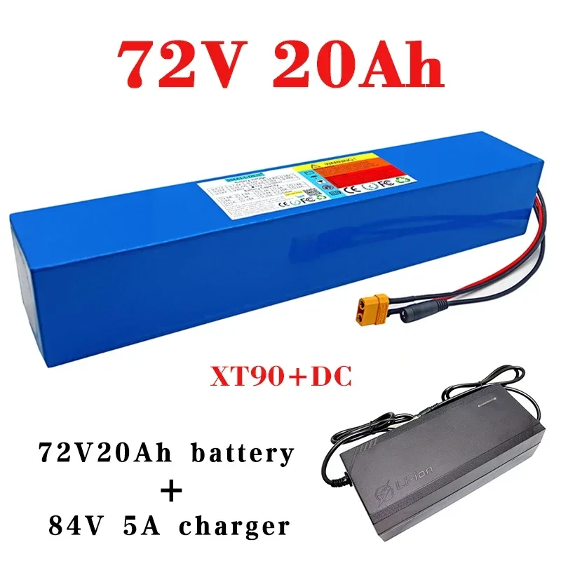 72V 15Ah 20Ah 21700 Lithium battery pack 3000W motor High Power built-in BMS,For 20S E-two wheelers motorcycle Scooter tricycles