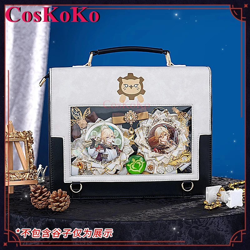 CosKoKo Kaveh Cosplay Game Genshin Impact Theme Impression Pack Daily Preppy Commuter Backpack Messenger Bag Fashion Itabag New