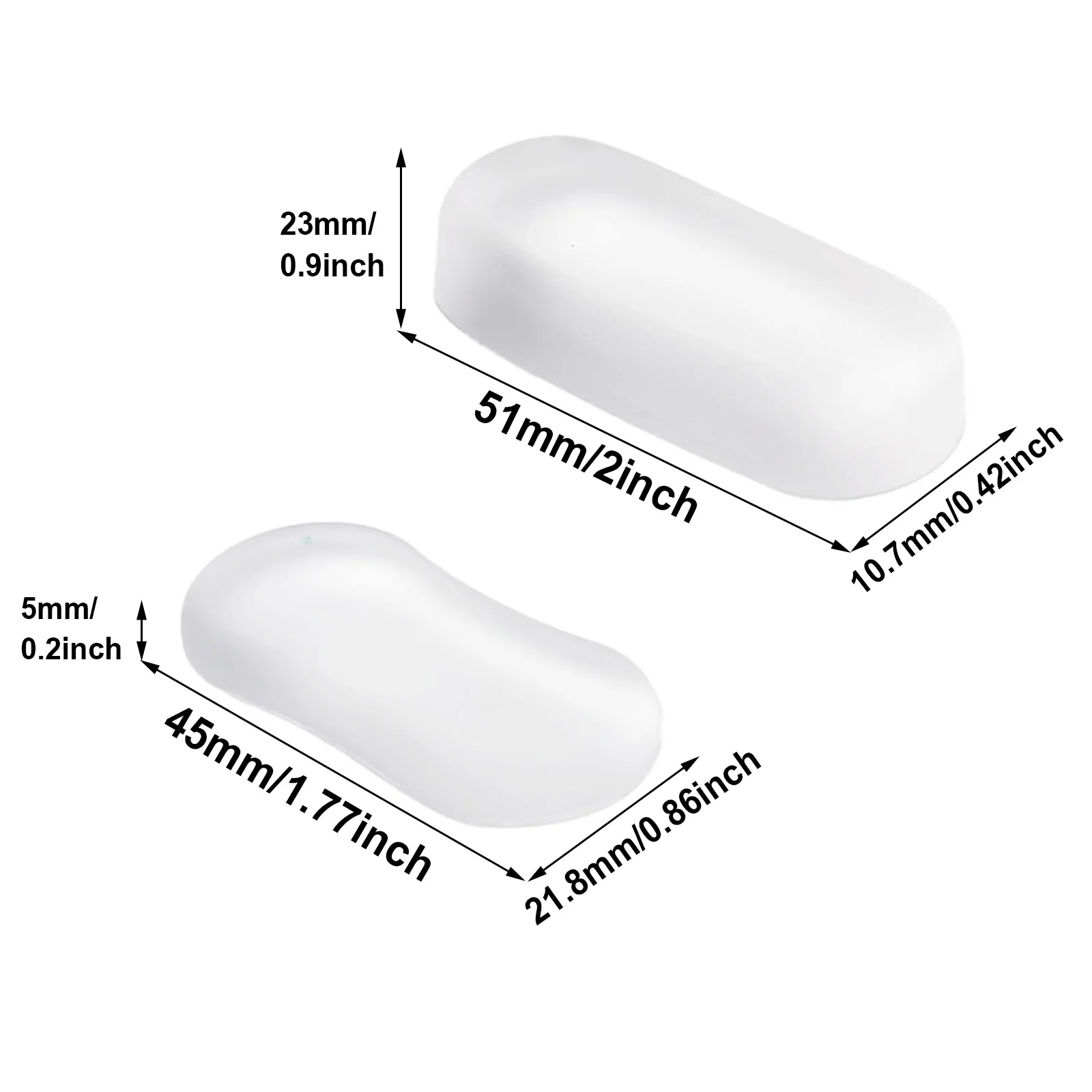 Улучшенная долговечность, 5 шт., прочные клейкие бамперы для крышки унитаза, предотвращающие столкновения крышки, простота установки и замены