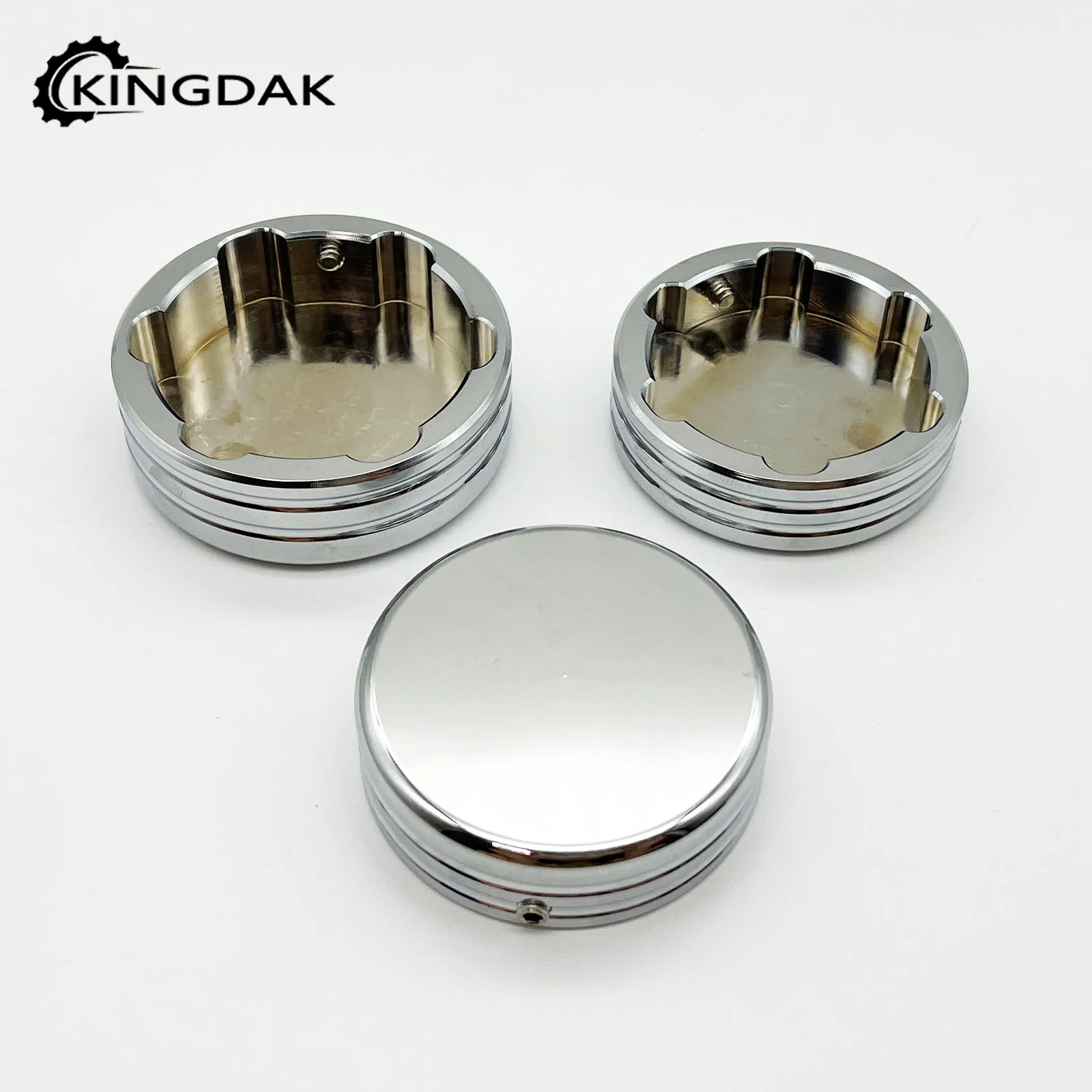 Motorcycle Upper Fork Stem Covers Nut Caps Fit For Harley Sportster XL 883 1200 1988-2013 Dyna FXD 2006-2017 Softail FLSTC