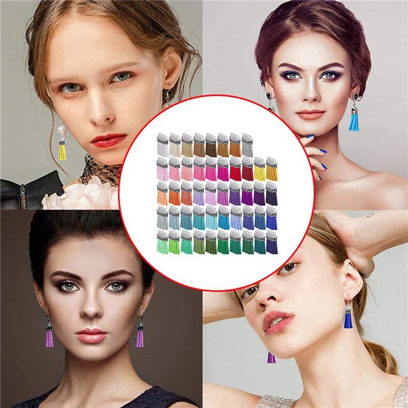 

1500Pcs/Set Keychain Tassels Bulk Colored Leather Tassel Pendants For DIY Keychain And Craft