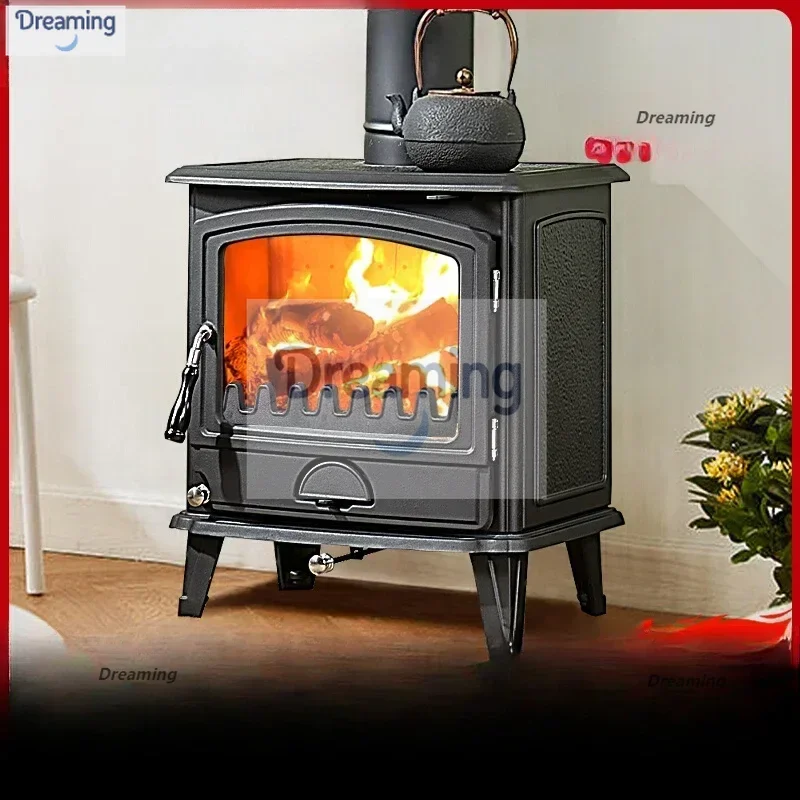 

Winter heating fireplace real fire wood burning fireplace villa decoration wood burning fireplace B & B cast iron wood burning f