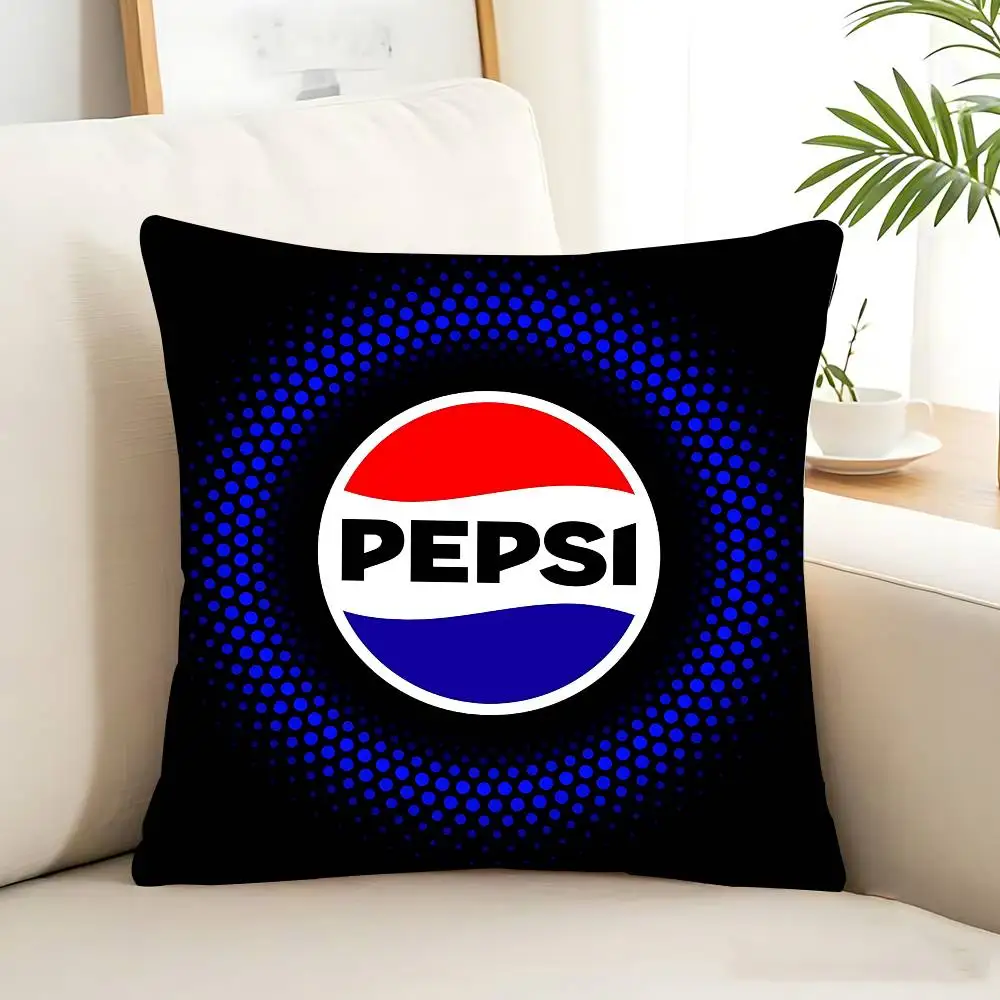 غطاء وسادة للمشروبات الكرتونية من P-PepsiS، غطاء وسادة قابل للإزالة والغسل - كتان ناعم لجميع المواسم