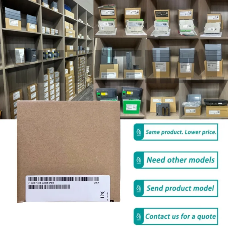 

Brand New Original 6ES7314-6EH04-0AB0 6ES7 314-6EH04-0AB0 S7-300 CPU 314C-2PN/DP Controller Module