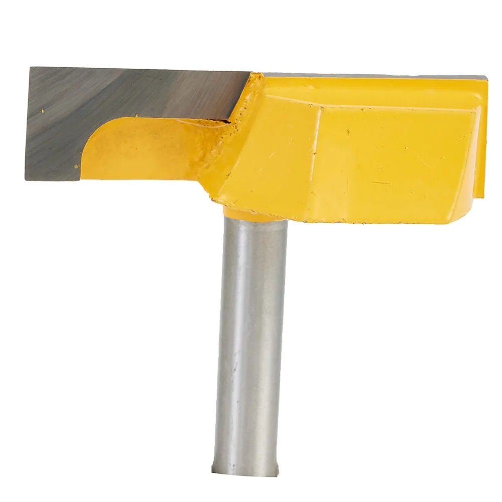 

Bottom Woodworking Tool Cutter Finger Glue Joint Router Bit Cleaning Bit Carbon Steel Plate Router Shank Tool Woodworking Yellow