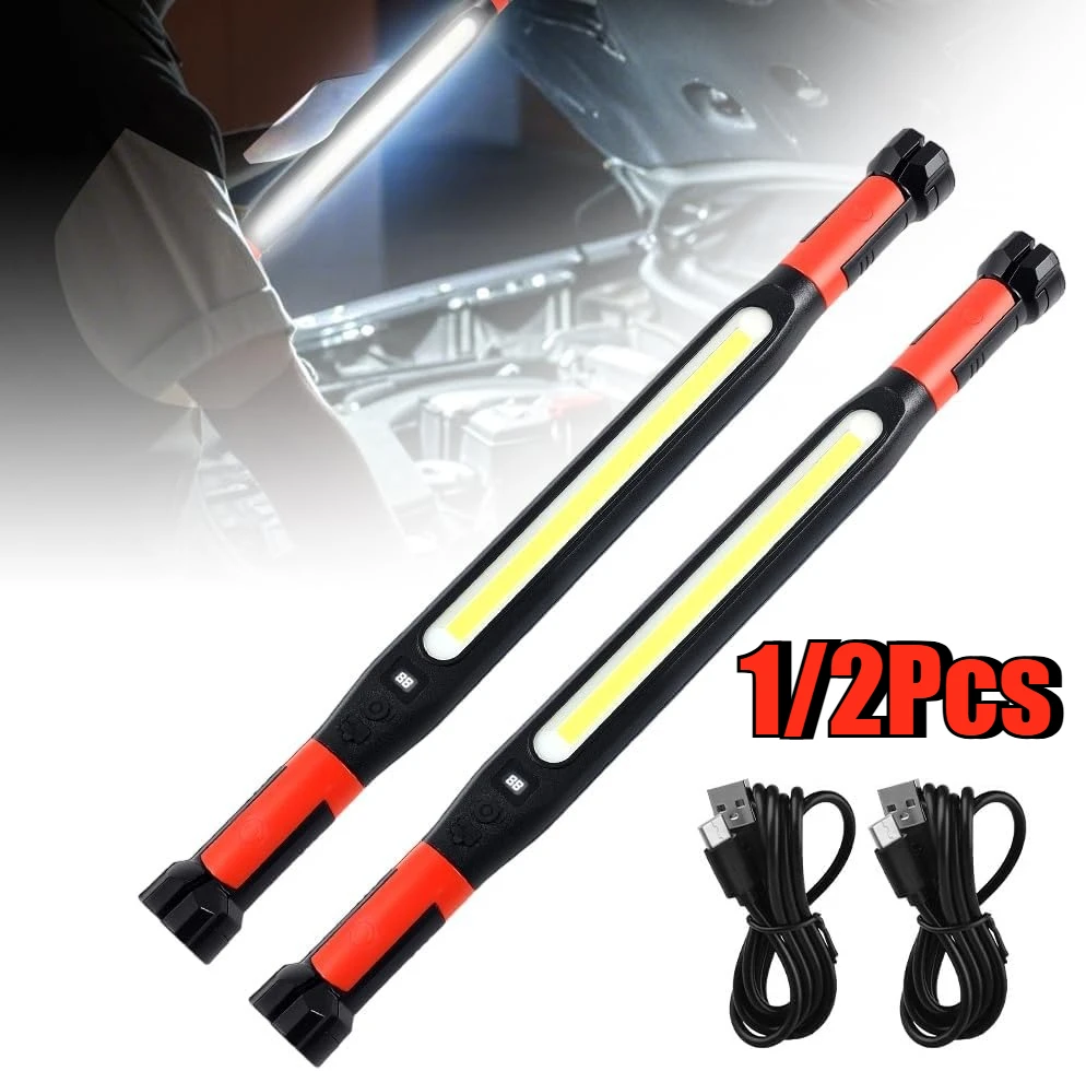 

Мощный перезаряжаемый светодиодный рабочий фонарь с высокой светоотдачей для аварийного ремонта автомобилей, с магнитным креплением, крючками и магнитным основанием