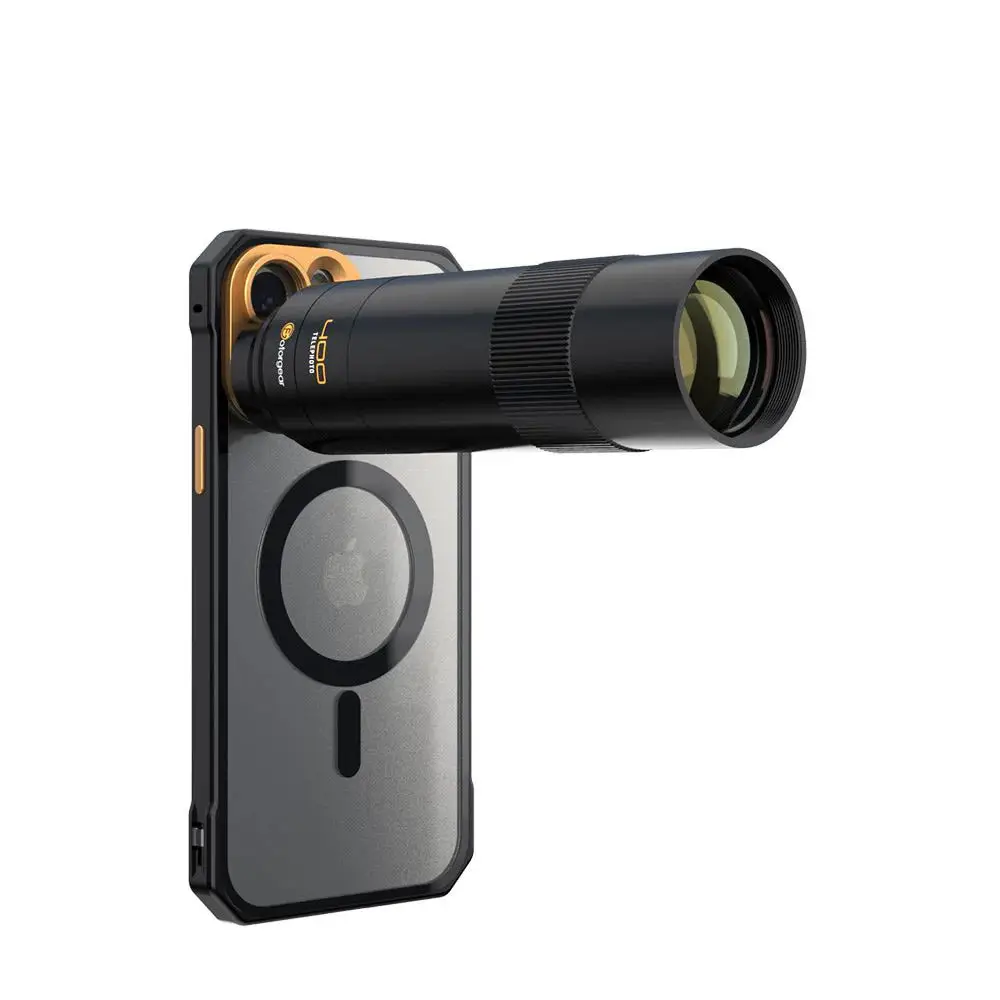 Fotorgear 전문 사진 렌즈 T 마운트/17mm 스레드 폰 케이스용 400mm 망원 렌즈