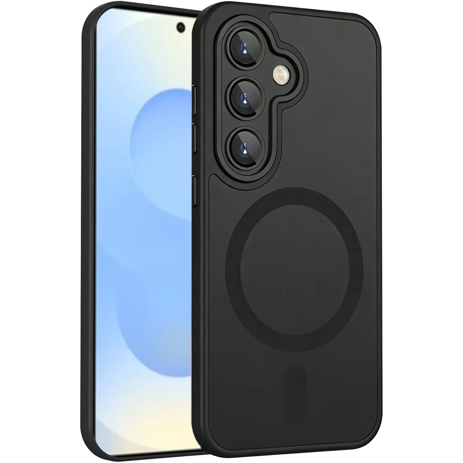 XDcase Skin Feel Magnetic Frosted Phone Case with Lens Film For Samsung Galaxy S26 5G Phone Protective Case