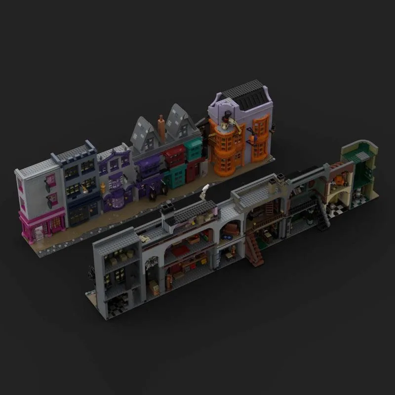 فيلم شعبي Moc قوالب بناء وحدات قطري زقاق 75978 تمديد التكنولوجيا كتل عيد الميلاد لتقوم بها بنفسك لعبة هدايا البناء #3