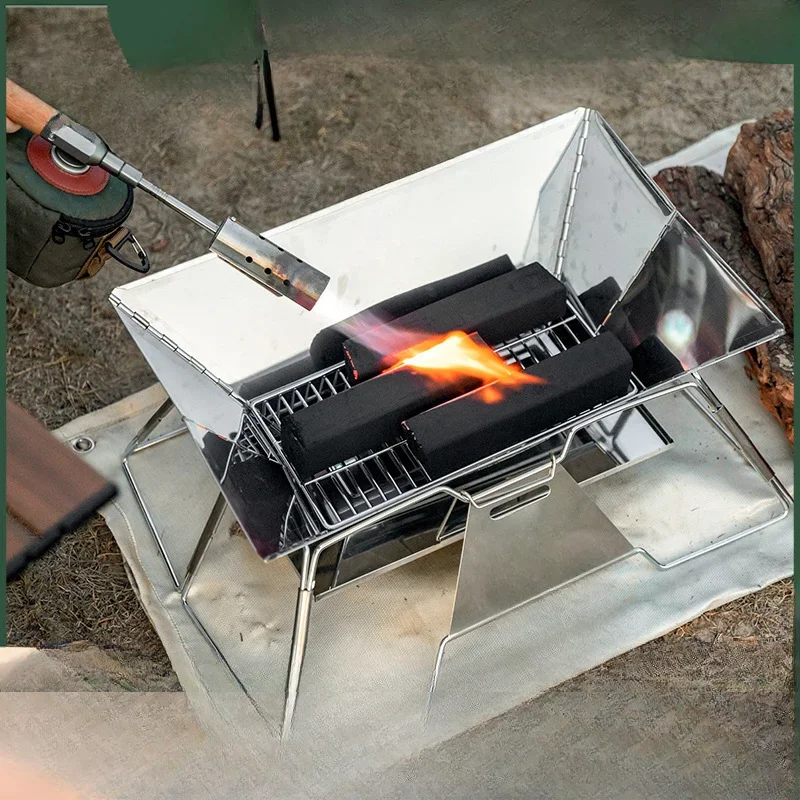Outdoor Products Source Factory New Product Portable BBQ Grill Stainless Steel Burner