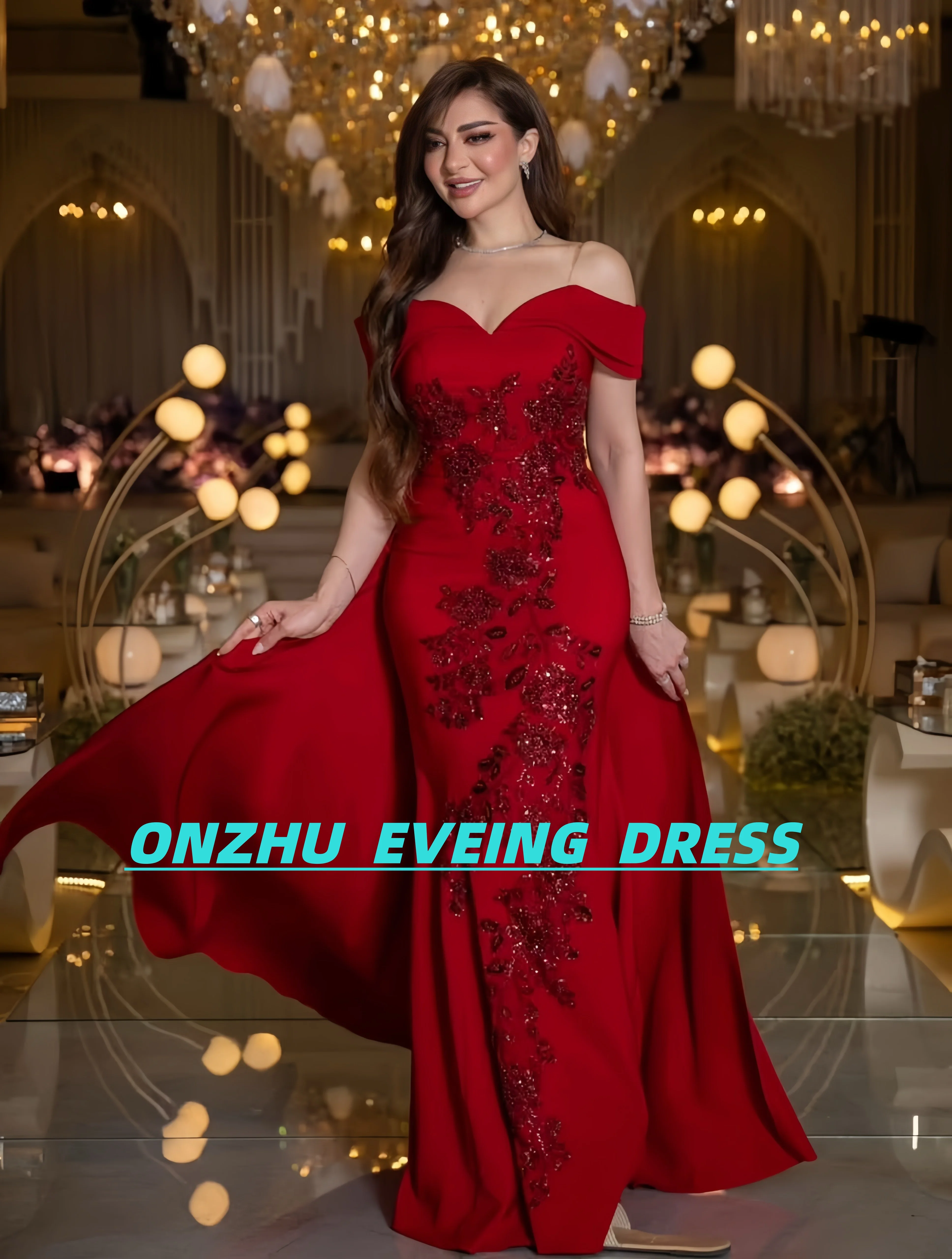 

Customized Sweetheart Collar sleeveless Mermaid Card Disassembly Drag women evening dress dresses for special occasions
