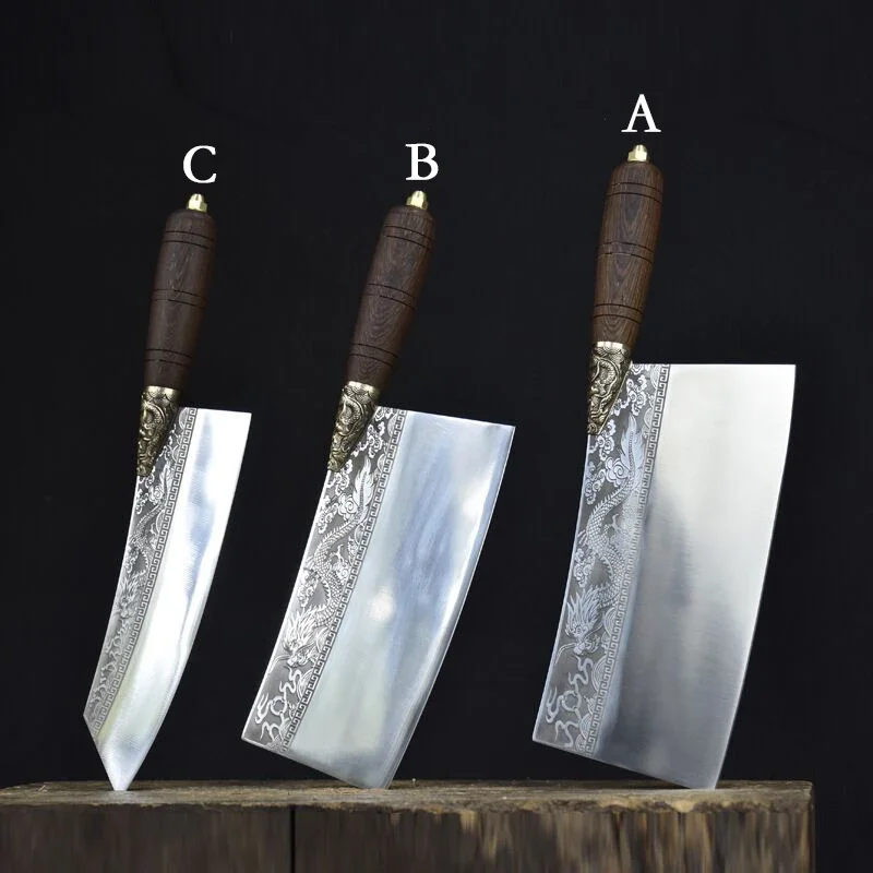 

7Cr17MOV steel household cutting knife kitchen knife hand forged sharp cutting knife stainless steel small kitchen