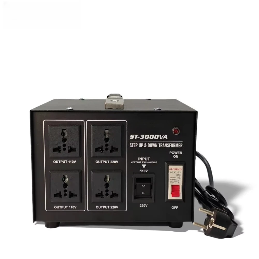

Factory Direct ST-2000VA Power Transformer International Voltage Converter 50Hz 220V 110V/110V 220V Step-Up Step-Down Converter