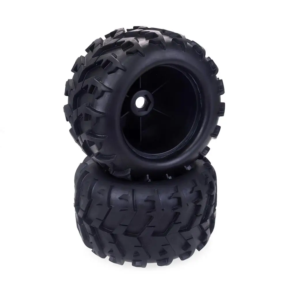 2PCS 160mm RC Tires 17mm Hub Hex wheel tires for Redcat Hsp Kyosho Hobao Hongnor Team Losi HPI 1/8 Truggy Monster Truck Truggy