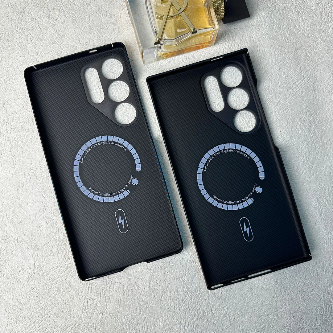 Чехол из настоящего углеродного волокна ACC-Carbon для Samsung Galaxy S25Ultra/S24Ultra из арамидного волокна, чехол для телефона с защитой от падения