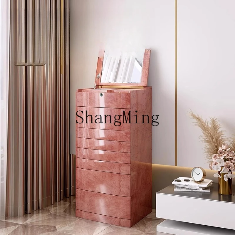 CL Smart Jewelry Jewelry Cabinet Fingerprint Lock Villa Luxury Bedroom Multifunctional Modern Floor Safe