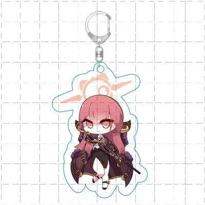 Azitani Hifumi hayase yuuka Koyuki Kurosaki Anime Sunaokami Shiroko Takanashi Hoshino Keychain Doll Acrylic Keyring Pendant Gift