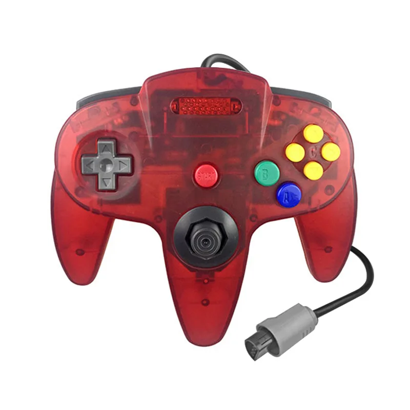 Pour Console N64/Port USB pour contrôleur N64 télécommande filaire classique manette de jeu Joystick système de jeu vidéo rétro