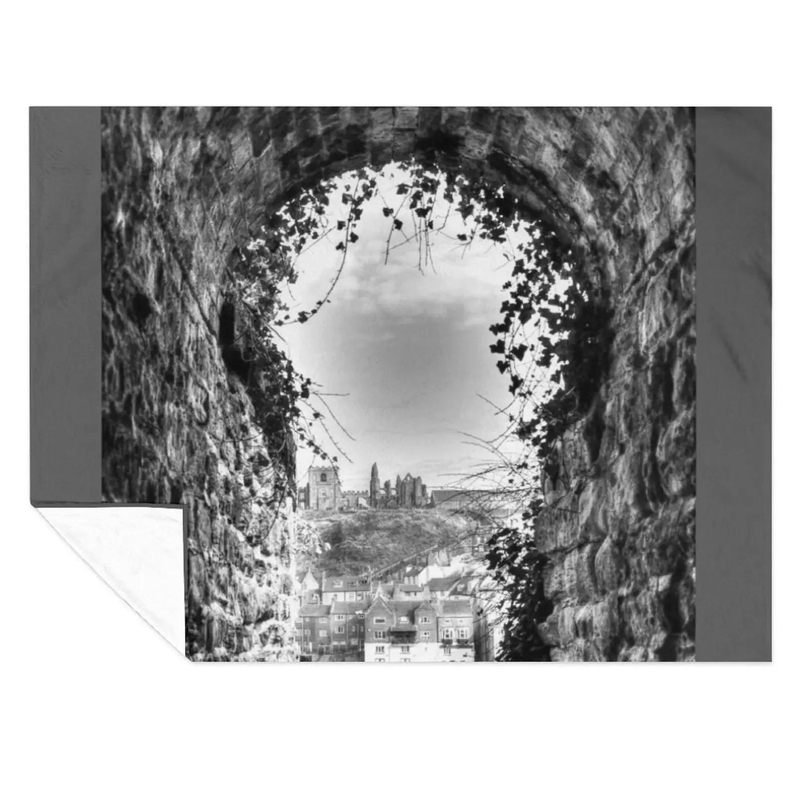 

Whitby Abbey Throw Blanket cosplay anime Polar Thin Multi-Purpose Blankets