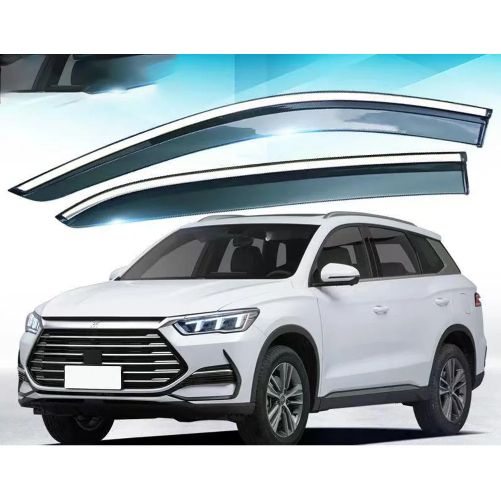 

Car Window Visor Waterproof Protect Sunny Rainy Shelter Auto External Accessory For BYD Song Pro EV DM DM-i