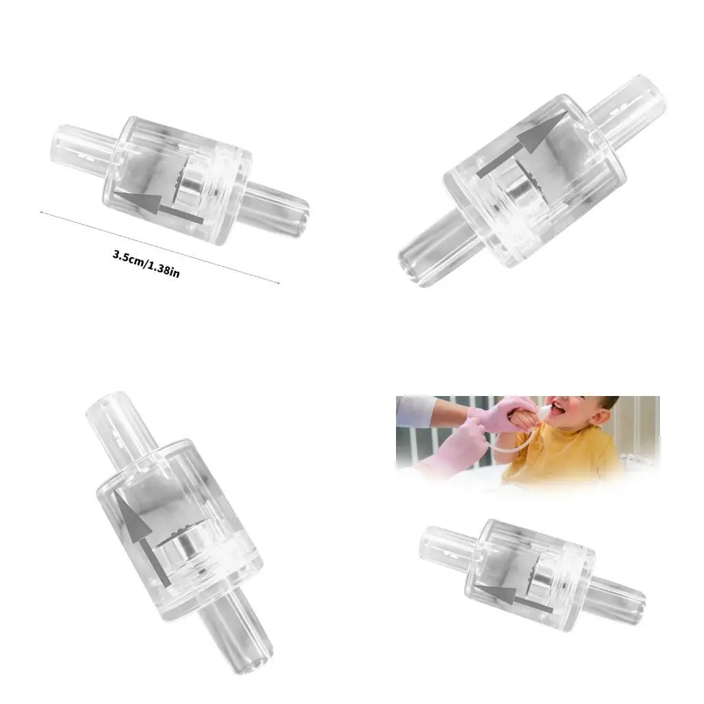 

652F Newborns Baby Nasal Suction Accessories One-Way Valves Nose Single Way Valves Efficient Mucus Extraction