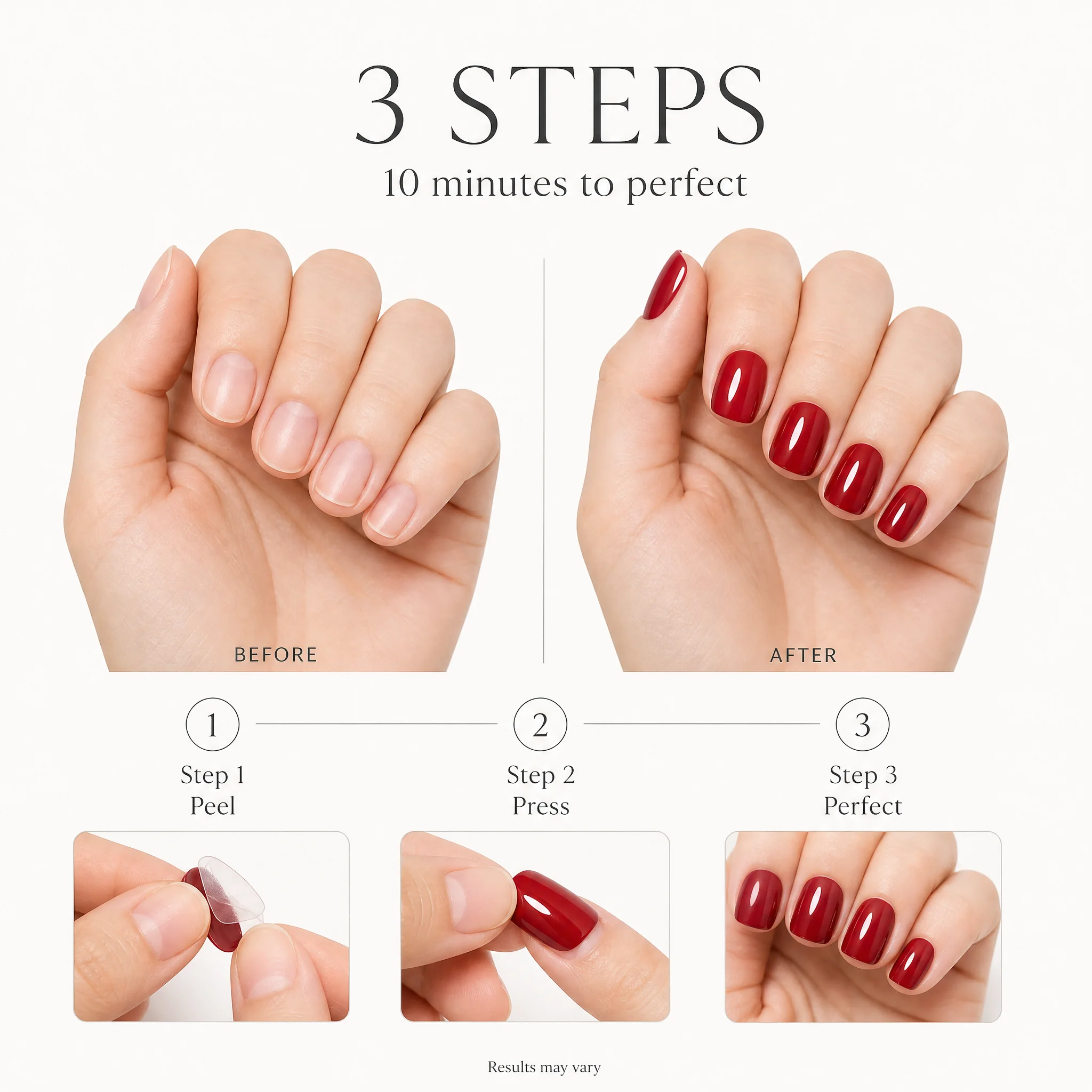 Long Almond Press On Fake Nails, Elegant French Tip False Nails Reusable Nail Art Decorations for Party Wedding Dating    Colors and styles are shipped randomly.