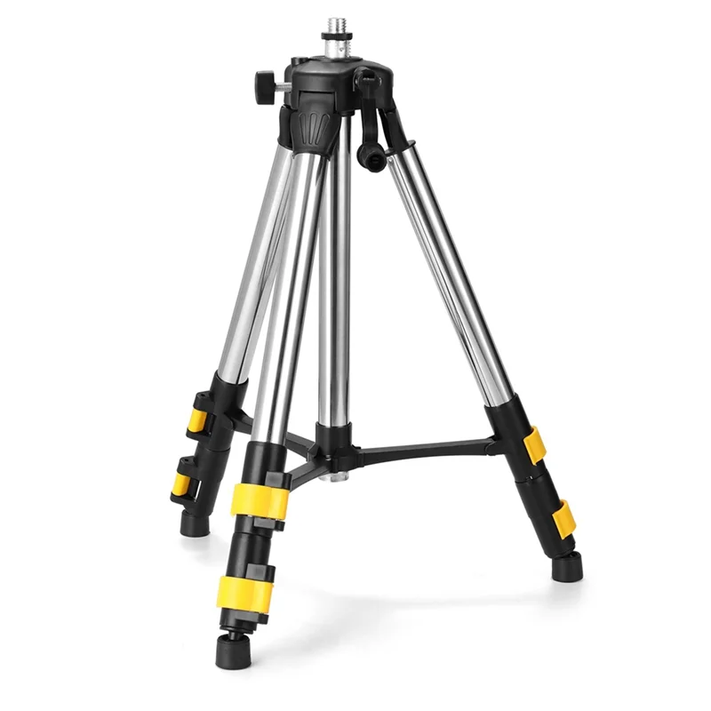 AT51-1.2M Three Height Adjustment Stainless Steel Extension Bar Tripod Stand For Laser Level Bubble-Level Laser Accessories