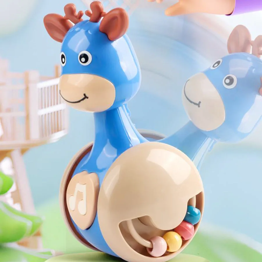 鹿、恐竜、倒れない人形、爬虫類、子供向けの心地よい、教育的、マルチプレイヤーのインタラクティブな屋内おもちゃ
